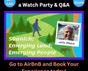 Saanich: Emerging Land; Emerging People, now on AirBnB.