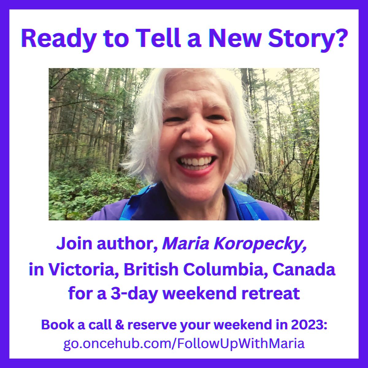 Join Maria for a Weekend Retreat!